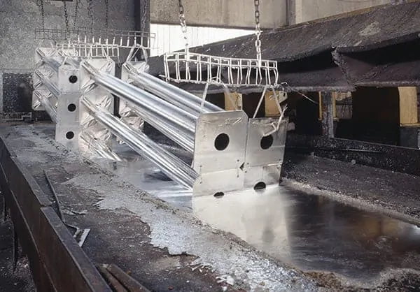 materials mid hot-dip galvanizing